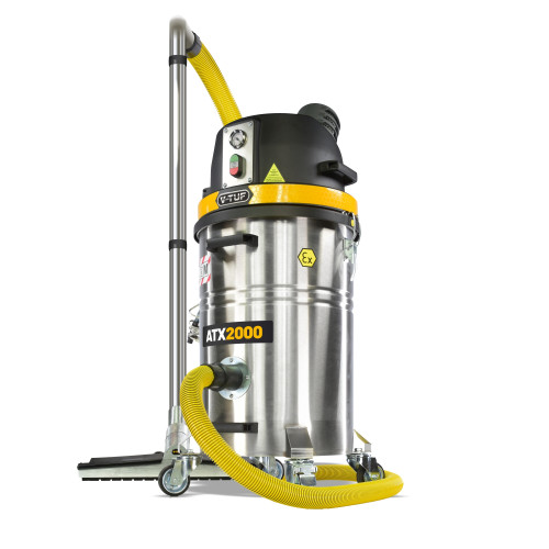 V-TUF ATX2000 45L Compact Stainless M-Class 110v 1100w Industrial Dust Extraction Vacuum Cleaner – ATEX Rating Z22*