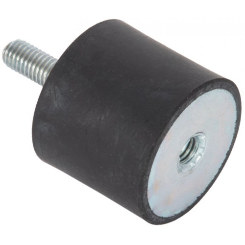 RUBBER MOUNTING 30MM x 40MM / M8 x 20MM x M8 internal thread - AVA025