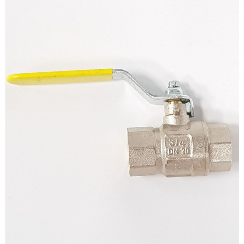 BALL VALVE - 40 BAR 3/4 F/F L/HANDLE - B1.734