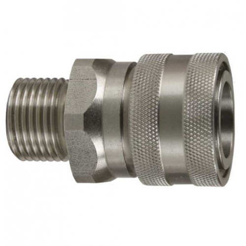 ARQ FEMALE QR COUPLER ST/ST 17.8 MM WITH 1/2M THREAD - B14.911917812M