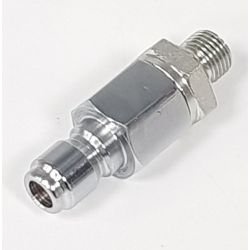 MSQ DURAKLIX H.P QR MALE PLUG with insert to1/4M thread - B14.9141M