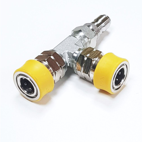 MSQ HIGH PRESSURE T COUPLER 2x MSQF 1x MSQ - B14.9190X2B14.9191T