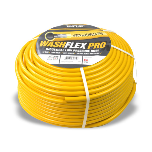 100m 1/2" 10 BAR WASHFLEX PRO WATER SUPPLY HOSE - BF12100