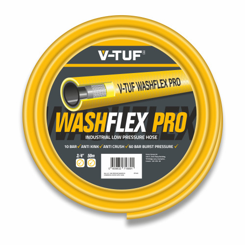 50m 3/4" Washflex Pro Water Supply Hose | V-TUF