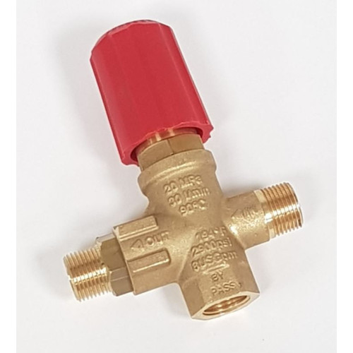 Unloader Valve 4 VRS 200 Bar with Red Knob | V-TUF