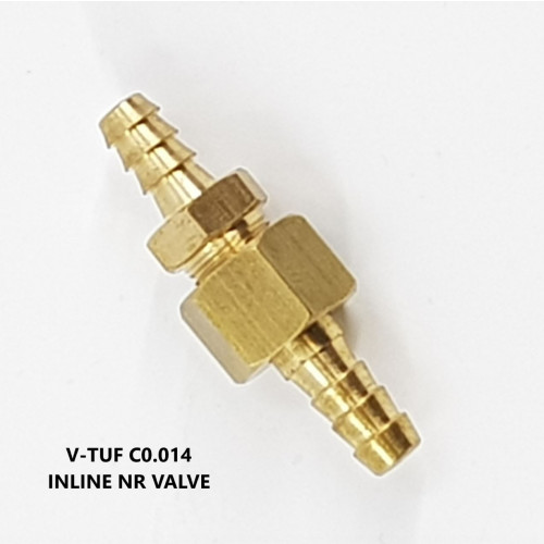 High-Quality Non-Return Valve Inline 1/4" Tails | V-TUF Pressure Washer Accessories