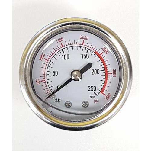 Pressure Gauge 52mm | 0 to 250 Bar | Stainless Steel | V-TUF