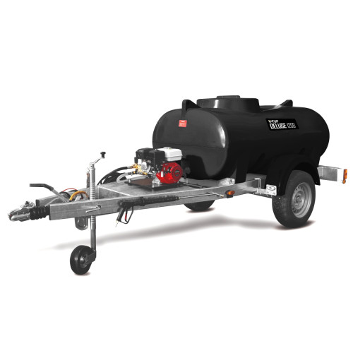 V-TUF DELUGE 13HP 250Bar 15L/min Direct Drive Honda Petrol 500 ltr Highway Trailer Bowser Pressure Washer