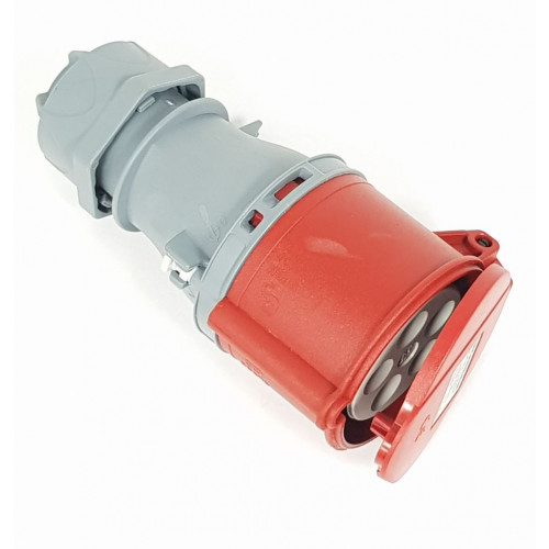 SOCKET 415 VOLT 32 AMP, 5 PIN (RED) - I5.508