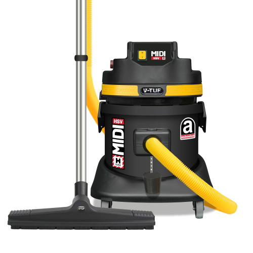 V-TUF MIDI HSV 21L H-Class 240v Industrial Dust Extraction Vacuum Cleaner - Asbestos & Health & Safety version