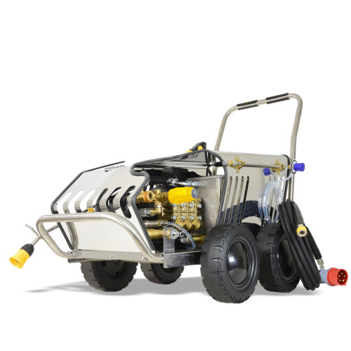 V-TUF RAPID SSC XL 415v M35015 MOBILE COLD STAINLESS STEEL PRESSURE WASHERS 350 bar 15 lpm