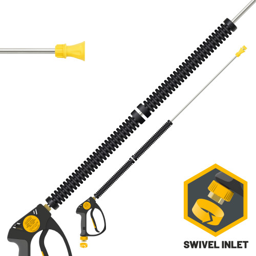 tufGUN350 - SWIVEL - STRAIGHT LANCE - 1.2M