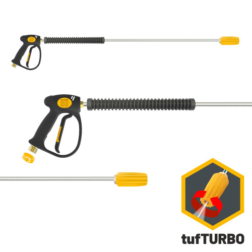 tufGUN310 255 Bar Swivel Gun, 1200mm Lance, Turbo Nozzle KIT