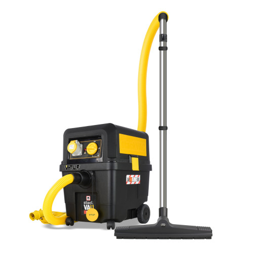 V-TUF STACKVAC HSV 110v 26L M-Class Dust Extractor - with Power Take Off - Health & Safety Version