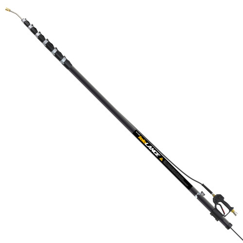 V-TUF GCX42CF teleLANCE CARBON FIBRE TELESCOPIC LANCE 2.5 UP TO 12.8 METRES - COMES WITH BELT & GUTTER CLEANING ATTACHMENT