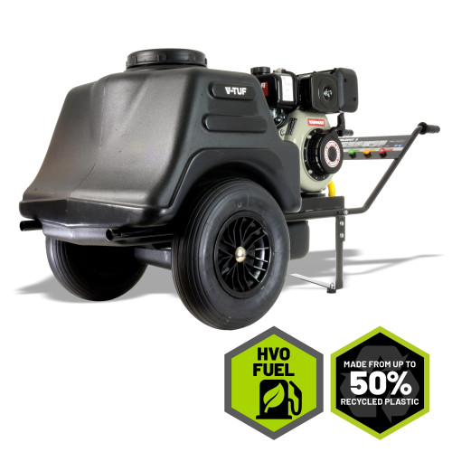 V-TUF TORRENT 2D5  - 150L DIESEL PRESSURE WASHER BOWSER - YANMAR L4.8 150BAR 13L/MIN - "Bio Bowser"