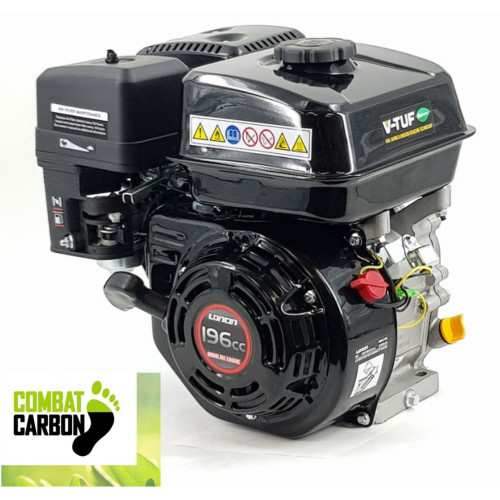 V-TÜF 6.5HP PETROL ENGINE C/W OIL ALERT  3/4" SHAFT - LOW CARBON VERSION - VLCP065