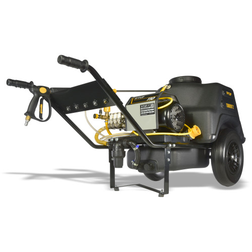 V-TUF 110B 110v Industrial Mobile Electric Bowser Site Pressure Washer - 1450psi, 80Bar, 12L/min