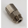 Swivel Straight Compact Stainless Steel 1/2M x 1/2F | V-TUF