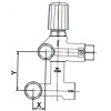 UNLOADER 3 - BANJO LOWER HALF - B - INTERPUMP E1-E2-E3 - C0.290