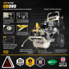 V-TUF GB080 Industrial 9HP Gearbox Driven Honda Petrol Pressure Washer - 2900psi, 200Bar, 15L/min