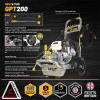 V-TUF GPT200 Industrial 6.5HP Petrol Pressure Washer with GP200 Honda Engine - 2755psi, 190Bar, 12 lpm - Stainless Steel Frame