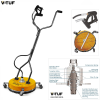 V-TUF TORRENT 2 7HP Mini-Bowser Petrol Pressure Washer 190 Bar, 13L/min + 19" POLY DECK SURFACE CLEANER