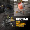 V-TUF HDC140 - 110v Professional Cold Electric Site Pressure Washer - 1750psi, 100Bar, 8L/min