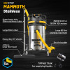 V-TUF MAMMOTH STAINLESS 2 kW 110v 80L Wet & Dry Twin Motor Industrial Vacuum Cleaner