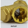 FILTER - BRASS Y 3/4" FEMALE THREADS - P13.2109