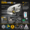 V-TUF RAPID VTS1210HPC-DCP XL MOBILE HOT PRESSURE WASHER 240V dual chemical pick up.