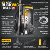 V-TUF RUCKVAC M-Class Rated Cordless Backpack Vacuum Cleaner - Battery Operated & 5M HIGH LEVEL INTERNAL CLEANING KIT