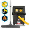 V-TUF STACKVAC HSV 110v 30L M-Class Dust Extractor - with Power Take Off - Health & Safety Version & 18L STACKPACK Tool Box Kit