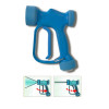 VT65 1/2 BSP F LOW PRESSURE WASH GUN with Trigger Protector  - T1.150-BLUE