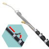 V-TUF GCX42CF teleLANCE CARBON FIBRE TELESCOPIC LANCE 2.5 UP TO12.8 METRES - COMES WITH BELT & GUTTER CLEANING ATTACHMENT