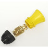 V-TUF HYPERJET (CHEMICAL ROSE)- SHROUDED PRESSURE REDUCING COMPACT NOZZLE HOLDER - T4.008N