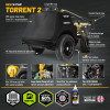 V-TUF TORRENT 2 7HP Mini-Bowser Petrol Pressure Washer 190 Bar, 13L/min + 19" POLY DECK SURFACE CLEANER