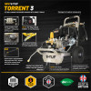 V-TUF TORRENT 3 Industrial 15HP Petrol Pressure Washer - 4000psi, 275Bar, 15L/min - 19" Poly DeckPatio Cleaner