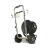 TROLLEY MANUAL WIND V-TUF HOSE REEL with 50M 400 BAR HIGH PRESSURE HOSE - MSQ FITTINGS - V5.1453TR-KIT1