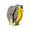 20M V-TUF Retractable tufREEL - Stainless Steel + 20M tufCOVER YELLOW 3/8 2W HOSE MSQ KIT & 2m PATCH HOSE