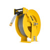 20M V-TUF Retractable tufREEL - Powder Coated Steel + 20M WASHFLEX GREY 3/8 2W HOSE MSQ KIT & 2m PATCH HOSE