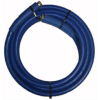 10m 2 WIRE, 3/8" 155°C  V-TUF BLUE SMOOTH HOSE 3/8"F x 3/8" Cuffs - VTSB23810FFYB