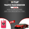 V-TUF 210L WASH & SHINE RETAINER (PINK) - NONCAUSTIC - 10X CONCENTRATED - BIODEGRADABLE - VTC120-210L