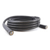 10m 1w 3/8 BLACK V-TUF HOSE M22F x M22F Cuffs