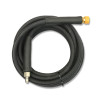 25m 2 WIRE, 3/8" 400BAR 155°C  V-TUF BLACK V-TUF with DURAKLIX HEAVY DUTY MSQ COUPLINGS