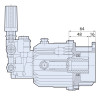 PUMP - V-TUF PROFESSIONAL XHDH100 190BAR 12L/MIN 3/4" HOLLOW SHAFT - WOBBLE PLATE - XHDH100