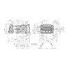 High-Pressure Pump Gearbox XHDM500SS | V-TUF Spares & Accessories