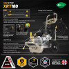 V-TUF XRT160 Industrial 5.5HP Petrol Pressure Washer with GX160 Honda Engine - 2320psi 160Bar WP, 12L/min - Stainless Steel Frame