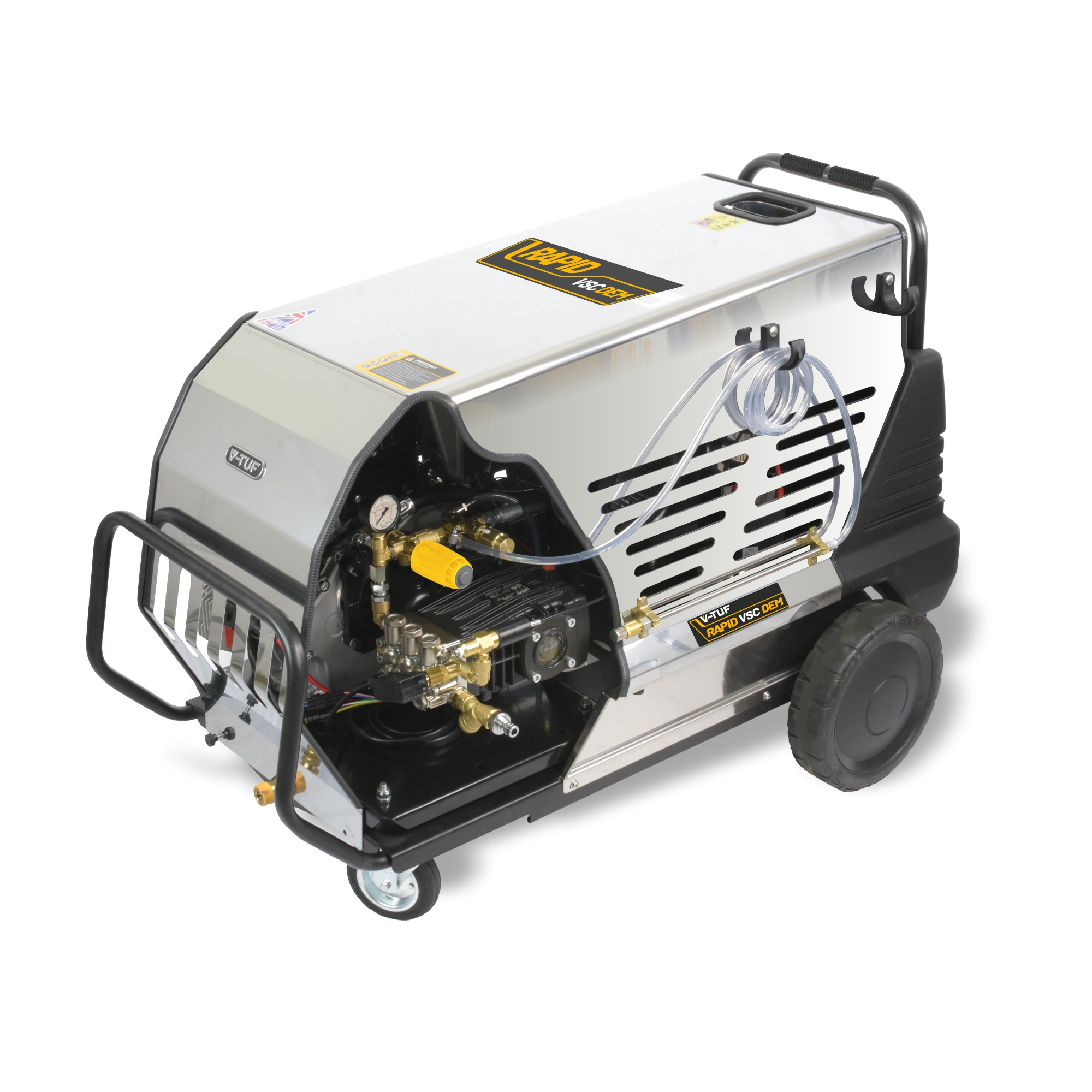 V-TUF.co.uk - V-TUF RAPID VSC DEM DIESEL FIRED HOT PRESSURE WASHER WITH  11HP KOHLER DIESEL ENGINE 200BAR 15L/MIN